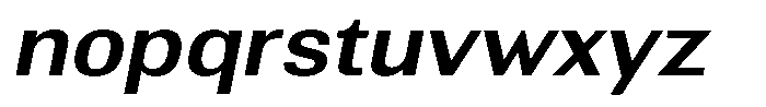 Altavion Sem Bold Sem Exp Italic Font LOWERCASE