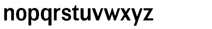 Altavion Sem Bold Semi Condensed Font LOWERCASE