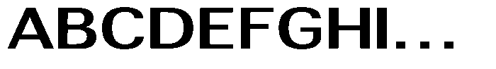 Altavion Semi Bold Expanded Font UPPERCASE