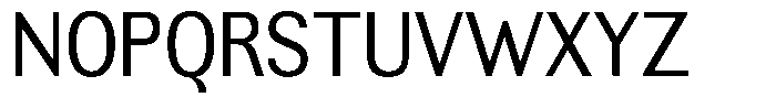 Altavion Semi Condensed Font UPPERCASE