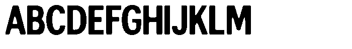 Altavion Soft Black Condensed Font UPPERCASE