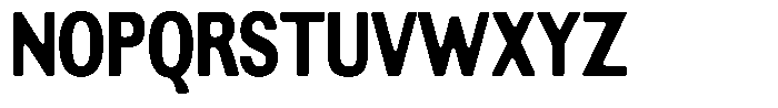 Altavion Soft Black Condensed Font UPPERCASE