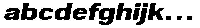 Altavion Soft Black Exp Italic FONT