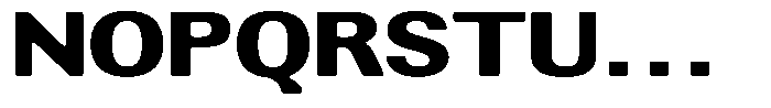 Altavion Soft Black Expanded Font UPPERCASE