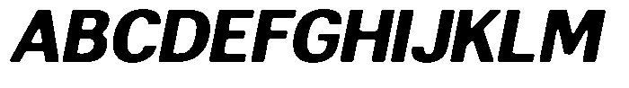 Altavion Soft Black Italic Font UPPERCASE