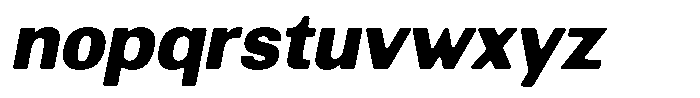 Altavion Soft Black Italic Font LOWERCASE