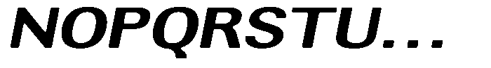 Altavion Soft Bold Exp Italic Font UPPERCASE