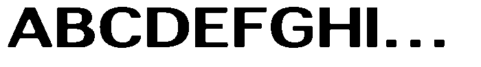 Altavion Soft Bold Expanded Font UPPERCASE