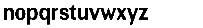 Altavion Soft Bold Sem Condensed Font LOWERCASE