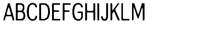Altavion Soft Condensed Font UPPERCASE