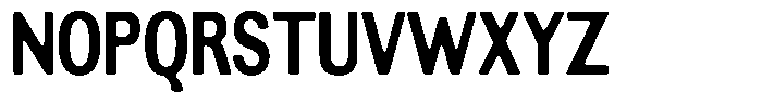Altavion Soft Extra Bold Condensed Font UPPERCASE