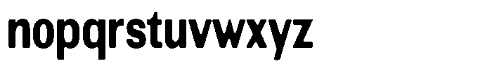 Altavion Soft Extra Bold Condensed Font LOWERCASE