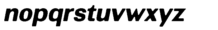 Altavion Soft Extra Bold Italic Font LOWERCASE