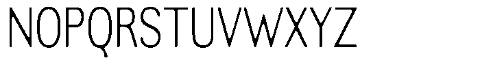 Altavion Soft Extra Light Condensed Font UPPERCASE