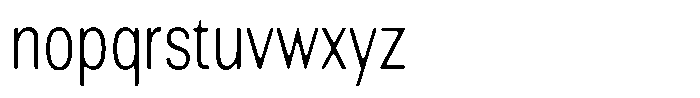 Altavion Soft Extra Light Condensed Font LOWERCASE