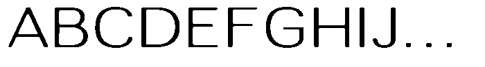 Altavion Soft Extra Light Exp Font UPPERCASE