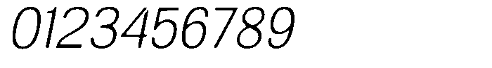 Altavion Soft Extra Light Sem Condensed Italic Font OTHER CHARS