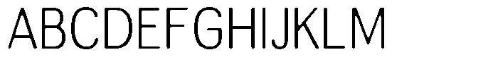 Altavion Soft Extra Light Sem Condensed Font UPPERCASE