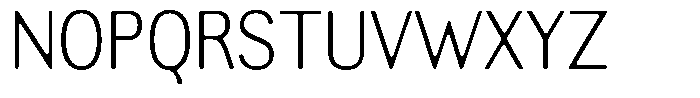 Altavion Soft Extra Light Sem Condensed Font UPPERCASE