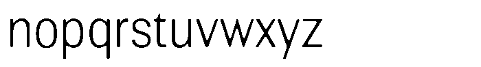 Altavion Soft Extra Light Sem Condensed Font LOWERCASE