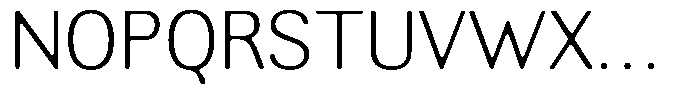 Altavion Soft Extra Light Font UPPERCASE
