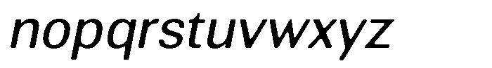 Altavion Soft Italic Font LOWERCASE