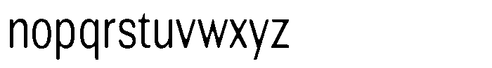 Altavion Soft Light Condensed Font LOWERCASE