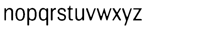 Altavion Soft Light Sem Condensed Font LOWERCASE