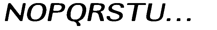 Altavion Soft Medium Exp Italic Font UPPERCASE
