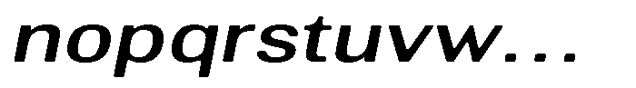 Altavion Soft Medium Exp Italic Font LOWERCASE