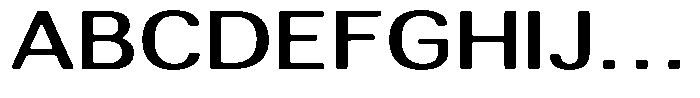 Altavion Soft Medium Expanded Font UPPERCASE