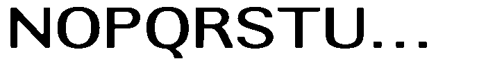 Altavion Soft Medium Expanded Font UPPERCASE