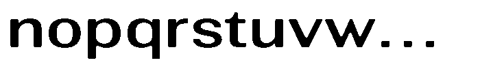 Altavion Soft Medium Expanded Font LOWERCASE