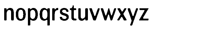 Altavion Soft Medium Sem Condensed Font LOWERCASE
