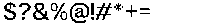 Altavion Soft Medium Font OTHER CHARS