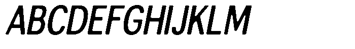 Altavion Soft Sem Bold Condensed Italic Font UPPERCASE