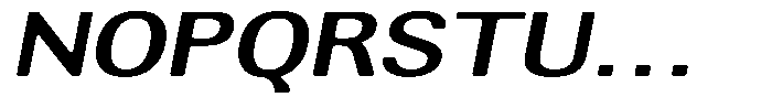Altavion Soft Sem Bold Exp Italic Font UPPERCASE