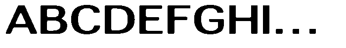 Altavion Soft Semi Bold Expanded Font UPPERCASE
