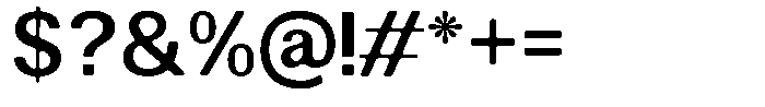 Altavion Soft Semi Bold Font OTHER CHARS