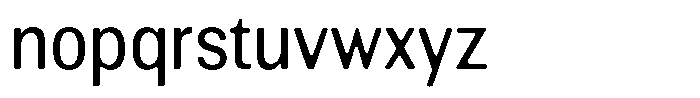 Altavion Soft Semi Condensed Font LOWERCASE