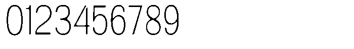 Altavion Soft Thin Condensed Font OTHER CHARS