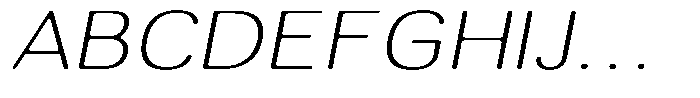 Altavion Soft Thin Exp Italic Font UPPERCASE