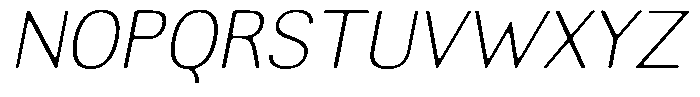 Altavion Soft Thin Italic Font UPPERCASE