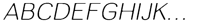 Altavion Soft Thin Sem Exp Italic Font UPPERCASE