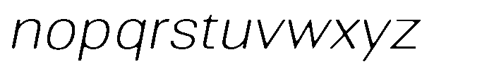 Altavion Soft Thin Sem Exp Italic Font LOWERCASE