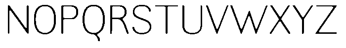 Altavion Soft Thin Font UPPERCASE