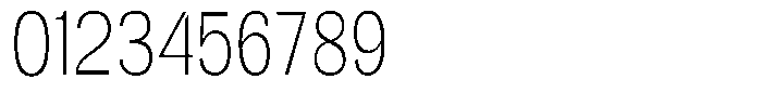 Altavion Thin Condensed Font OTHER CHARS