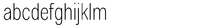 Altavion Thin Condensed FONT