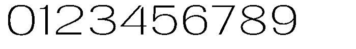 Altavion Thin Expanded Font OTHER CHARS