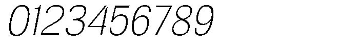 Altavion Thin Semi Condensed Italic Font OTHER CHARS